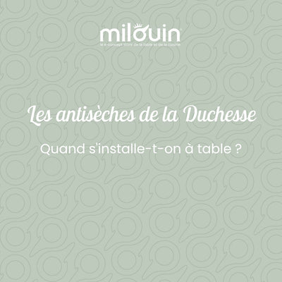 Quand s'installe-t-on à table ?