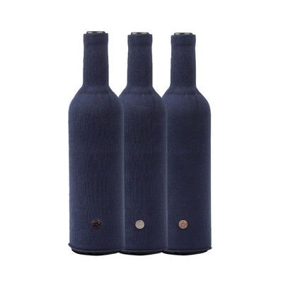 CACHE-BOUTEILLE - 3 cache-bouteilles de vin