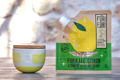 FURIKAKÉ - Coffret cadeau 4 saveurs + petit pot en céramique