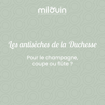 Pour le champagne, coupe ou flûte ?