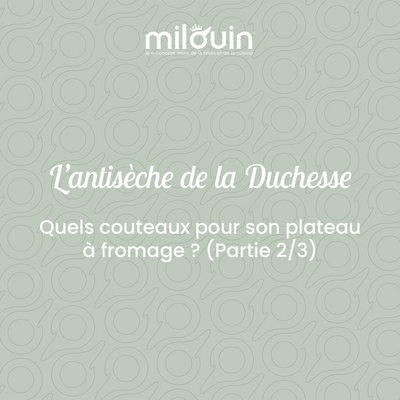 Quels couteaux pour son plateau à fromage ? (Partie 2/3)