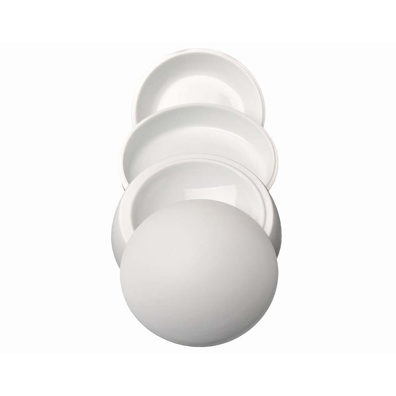 Sphère 4 pièces, blanche - Milouin.com