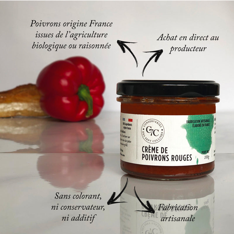 SPREADABLE - Cream of red peppers