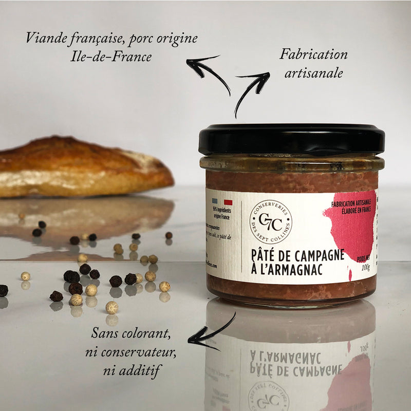 SPREADABLE - Country pâté with Armagnac