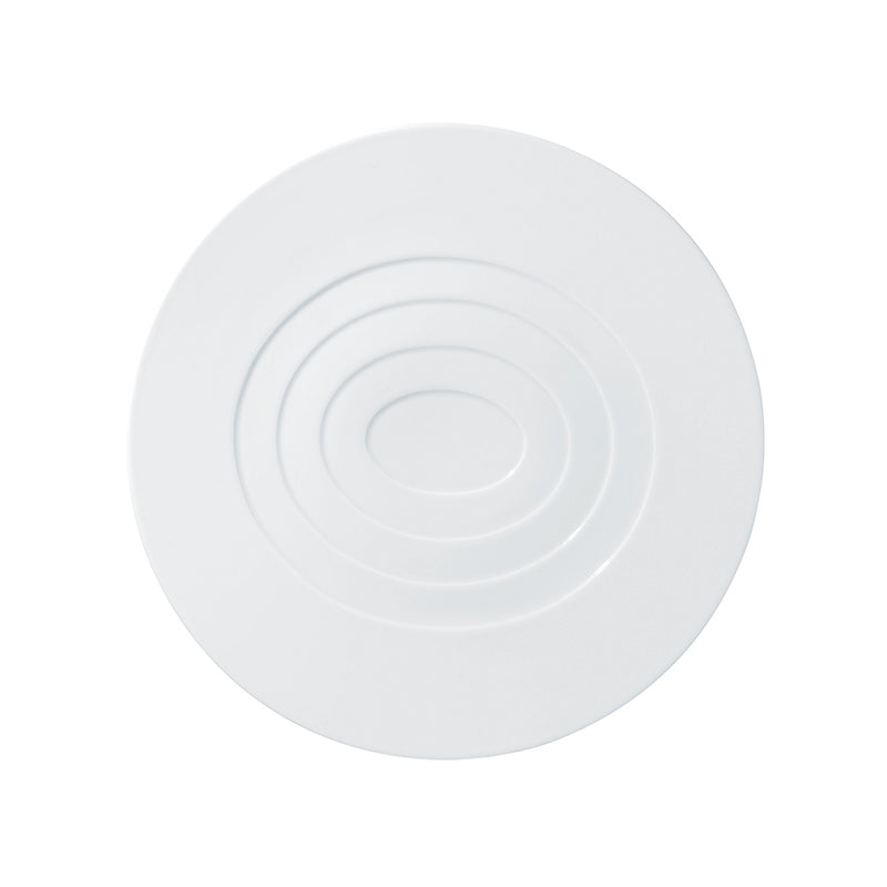 Assiette plate concentrique centre ovale 32 cm - Milouin.com
