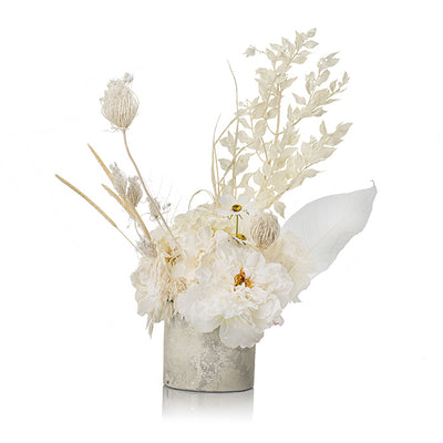 Composition florale BLANCHE - Milouin.com