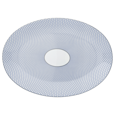 Plat ovale motif N°3 42cm - Milouin.com