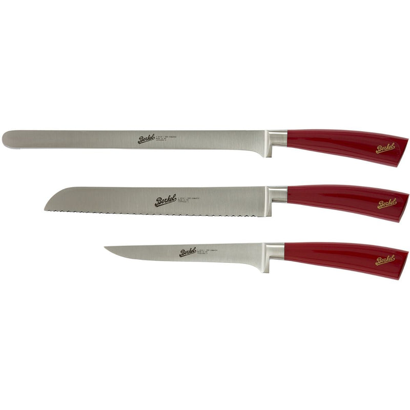 ELEGANCE - Set de 3 couteaux à jambon
