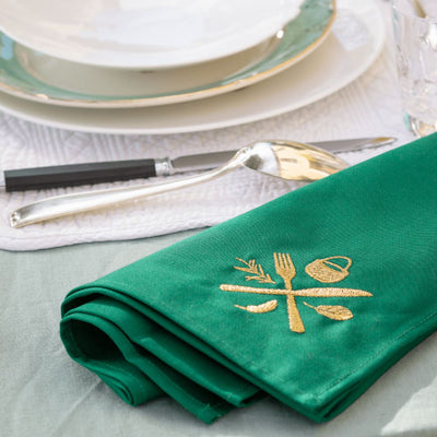 SUKALDEA Fir Green - Hand Towels (cotton)