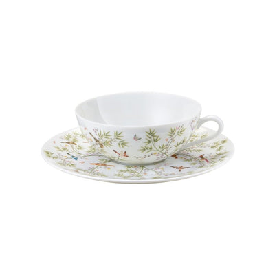 Tasse et soucoupe thé extra fond blanc - Milouin.com