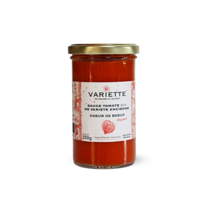 TOMATO SAUCE - Old variety heart of red beef (organic)