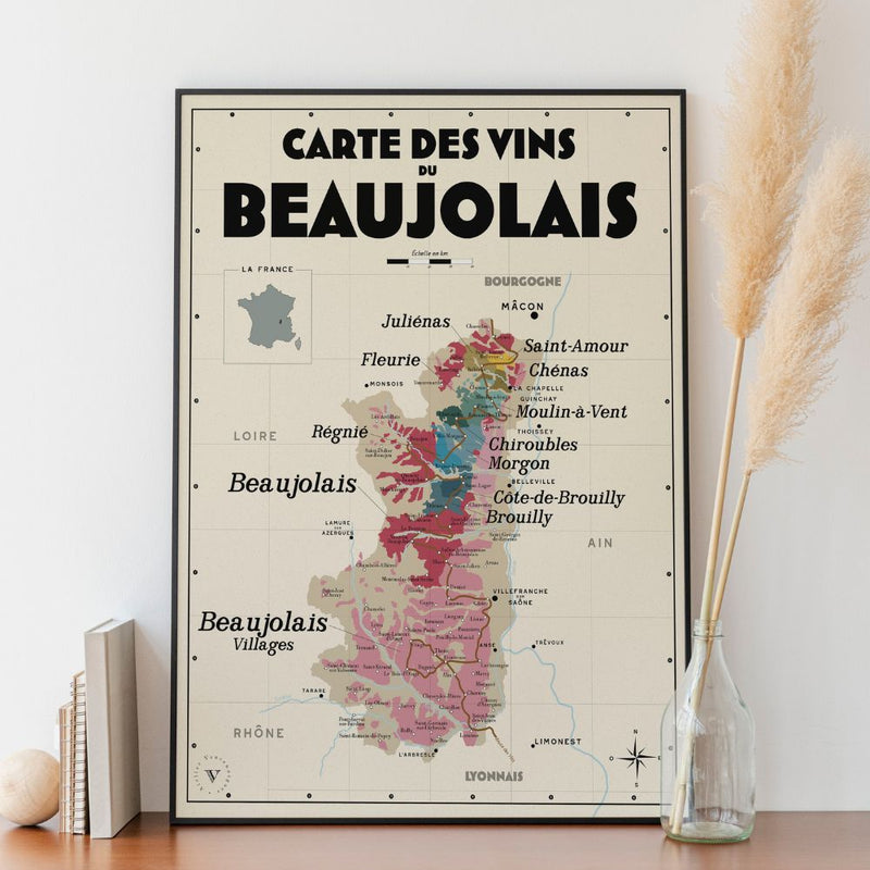 POSTER - Beaujolais wine list