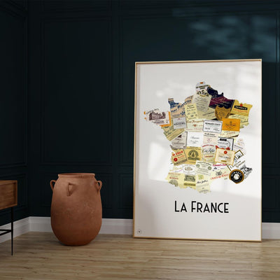 POSTER - French wine list
