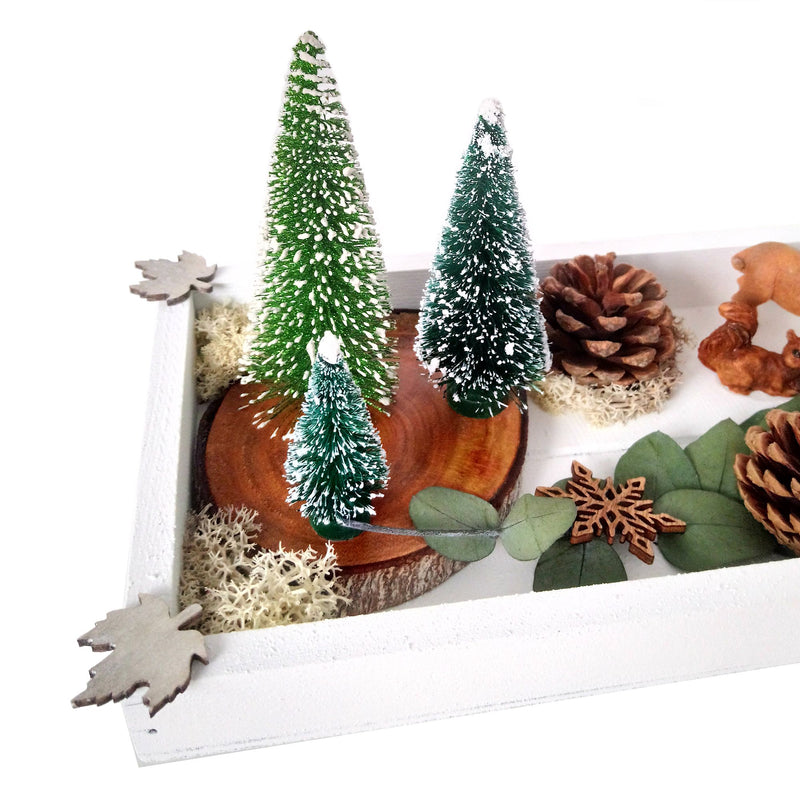DECORATION - Winter Forest Scandinavian Christmas Centerpiece