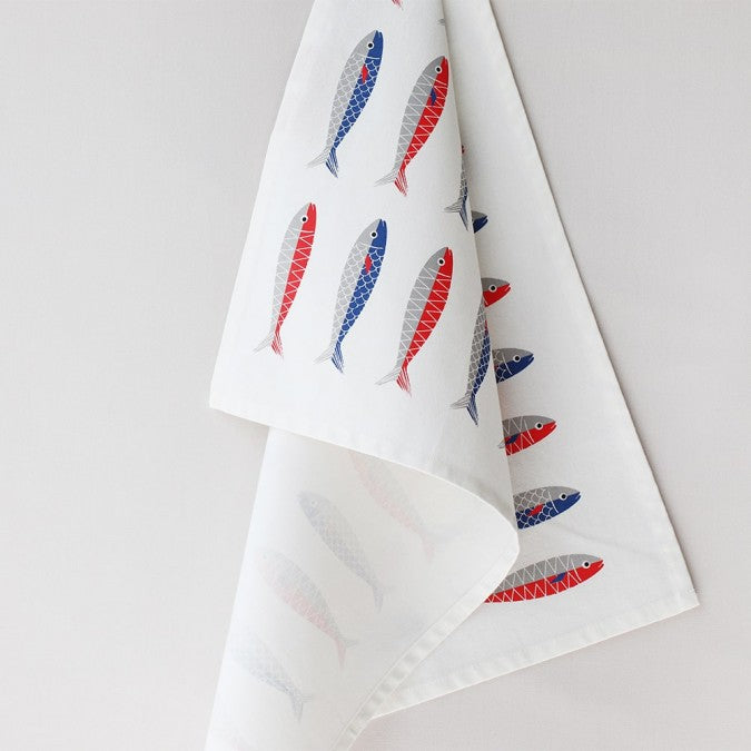 KOADRO Sardines - Hand towels (cotton)