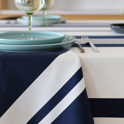 PAMPELUNE Bleu encre - Serviette de table (coton)