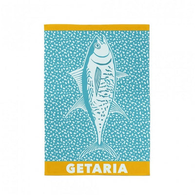 KONTATU Gétaria Aqua - Torchon (coton)